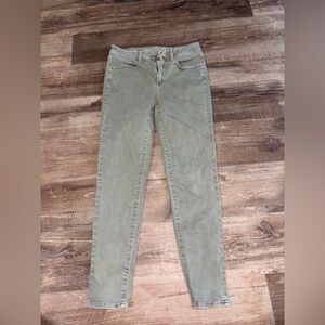 American Eagle Outfitters Olive Skinny Jeans